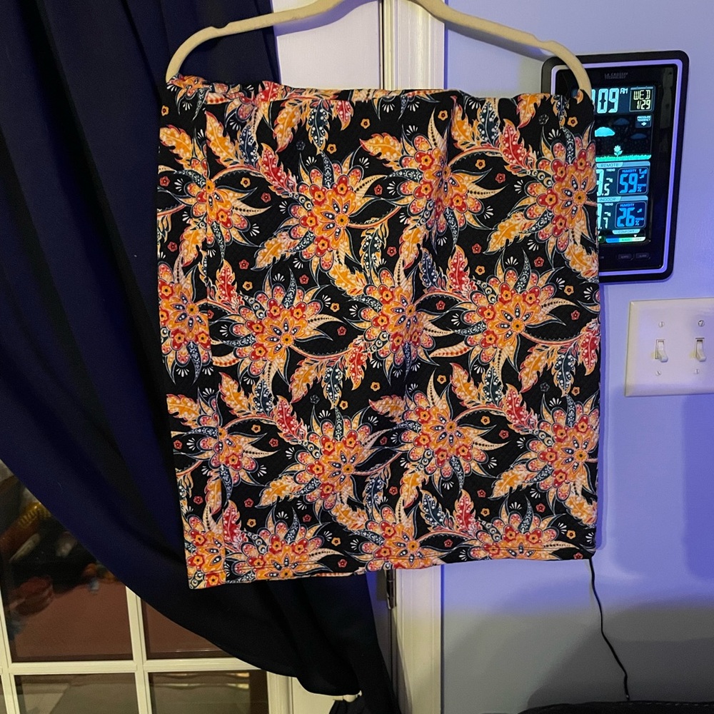 Quilted pencil skirt
